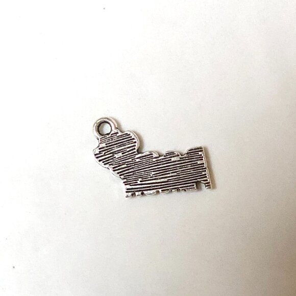 3/10$, Silver Dog Person with Paw Print Charm for Jewelry Making, DIY Projects - Picture 2 of 4
